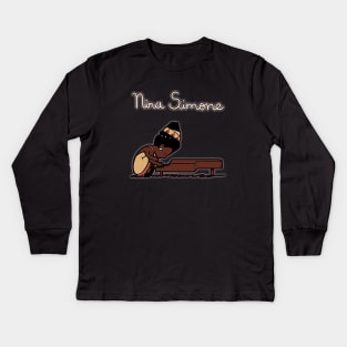 Nina Simone Kids Long Sleeve T-Shirt